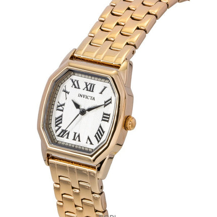 Invicta Wildflower Rose Gold Tone Stainless Steel Silver Dial Quartz 48960 Women's Watch
