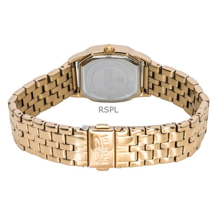 Invicta Wildflower Rose Gold Tone Stainless Steel Silver Dial Quartz 48960 Women's Watch