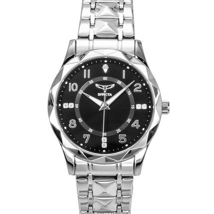Invicta Specialty Stainless Steel Black Dial Quartz 69027 Men's Watch