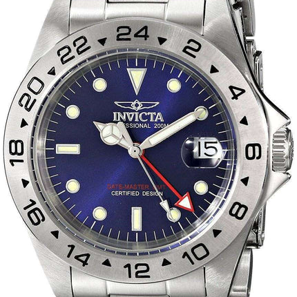 Invicta Date Master GMT 200M Blue Dial INV9400/9400 Mens Watch