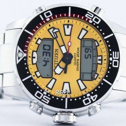 Citizen Aqualand Promaster Divers 200M Analog Digital JP1090-86X Mens Watch