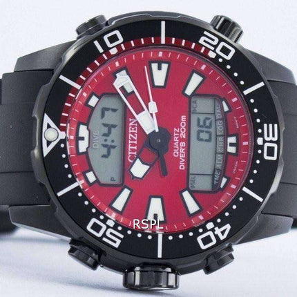 Citizen Aqualand Promaster Divers 200M Analog Digital JP1095-15X Mens Watch