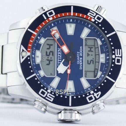 Citizen Aqualand Promaster Divers 200M Analog Digital JP1099-81L Mens Watch
