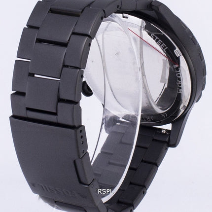 Fossil Nate Chronograph Black Dial Black Ion-plated JR1401 Mens Watch