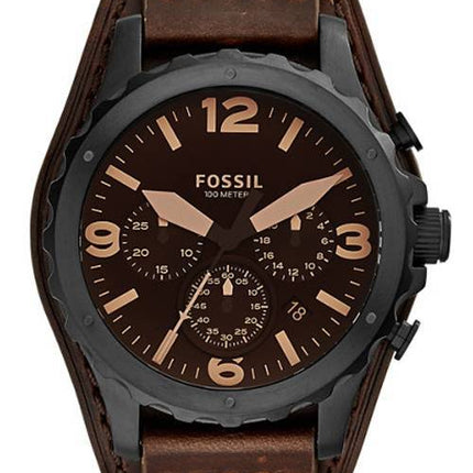 Fossil Nate Chronograph Quartz 100M JR1511 Men's Watch