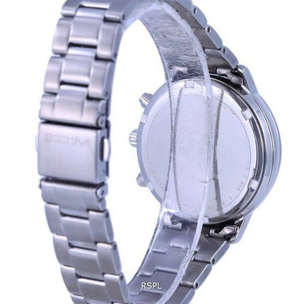 Citizen Wicca Chronograph Stainless Steel Black Dial Solar KF5-012-53.G Womens Watch