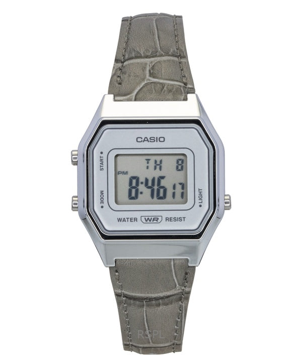 Casio Vintage Digital Leather Strap Quartz LA680WEL-8A2 Unisex Watch