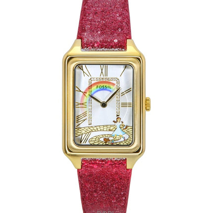 Fossil The Wizard Of Oz Limited Edition Fabric Strap Silver Dial Quartz LE1200 Women's Watch