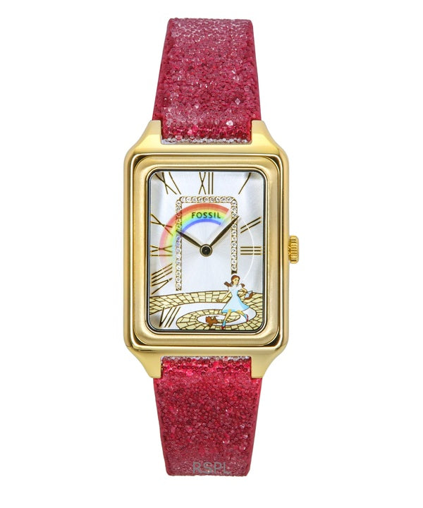 Fossil The Wizard Of Oz Limited Edition Fabric Strap Silver Dial Quartz LE1200 Women's Watch