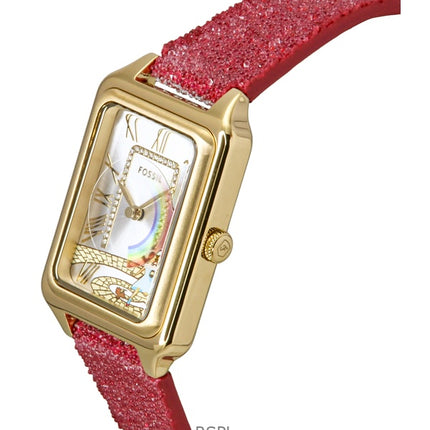 Fossil The Wizard Of Oz Limited Edition Fabric Strap Silver Dial Quartz LE1200 Women's Watch