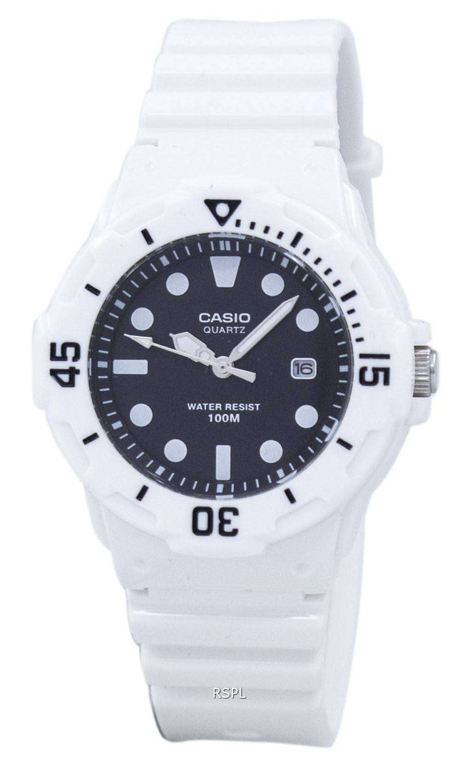 Casio Enticer Analog Black Dial LRW-200H-1EVDF LRW-200H-1EV Womens Watch