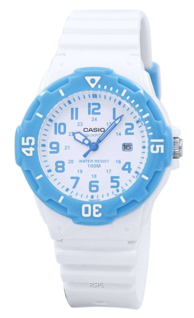 Casio Analog White Dial LRW-200H-2BVDF LRW-200H-2BV Womens Watch