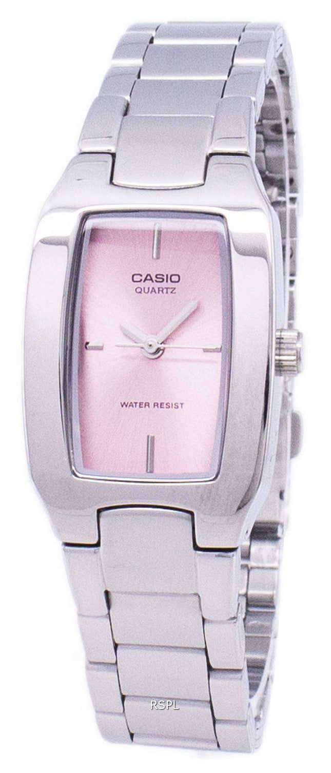 Casio Enticer Analog Pink Dial LTP-1165A-4CDF LTP-1165A-4C Womens Watch