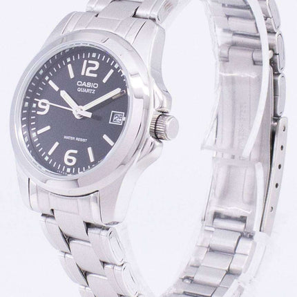 Casio Analog Quartz Black Dial LTP-1215A-1ADF LTP-1215A-1A Womens Watch