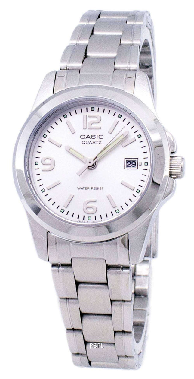 Casio Analog Quartz White Dial LTP-1215A-7ADF LTP-1215A-7A Womens Watch