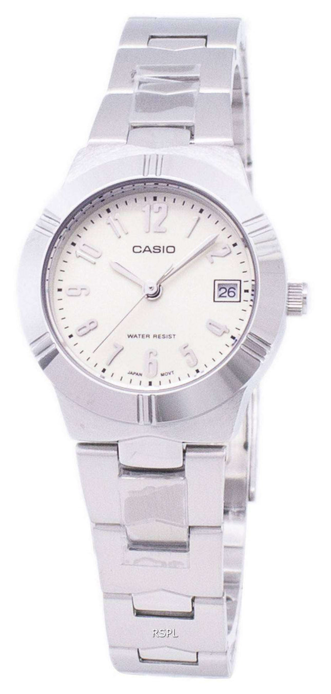 Casio Enticer Analog Quartz White Dial LTP-1241D-7A2DF LTP-1241D-7A2 Womens Watch