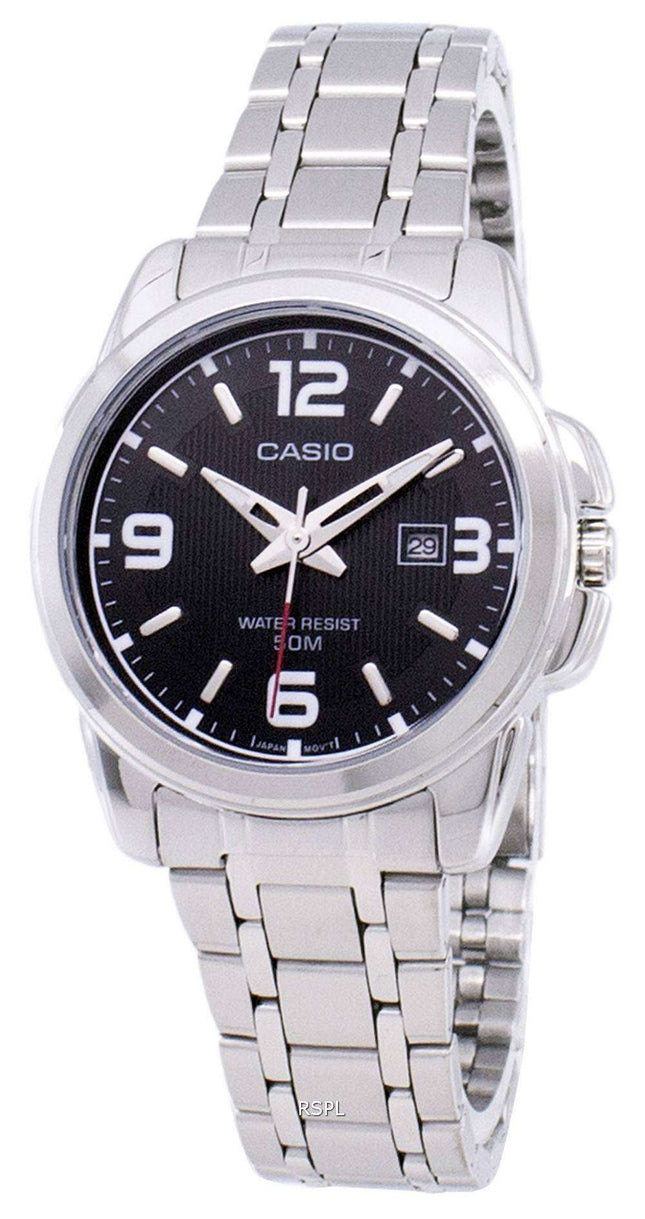 Casio Enticer Analog Quartz LTP-1314D-1AVDF LTP-1314D-1AV Womens Watch