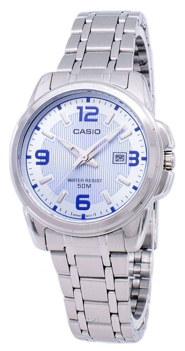 Casio Enticer Analog Quartz LTP-1314D-2AVDF LTP-1314D-2AV Womens Watch