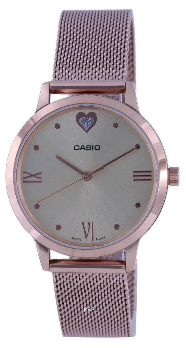 Casio Champagne Dial Analog LTP-2022VMPG-9C LTP2022VMPG-9C Women's Watch