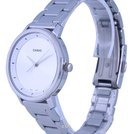 Casio Analog Silver Dial Stainless Steel Quartz LTP-B115D-7E LTPB115D-7 Womens Watch