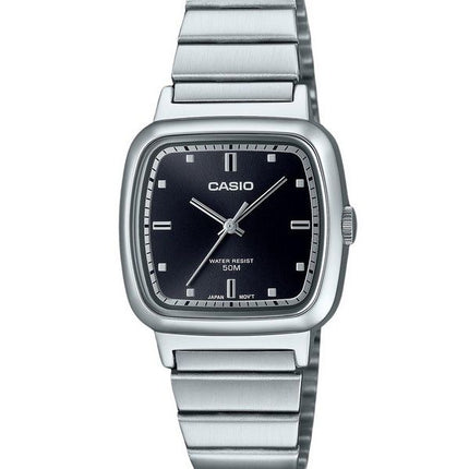 Casio Standard Analog Stainless Steel Black Dial Quartz LTP-B140D-1A Mens Watch