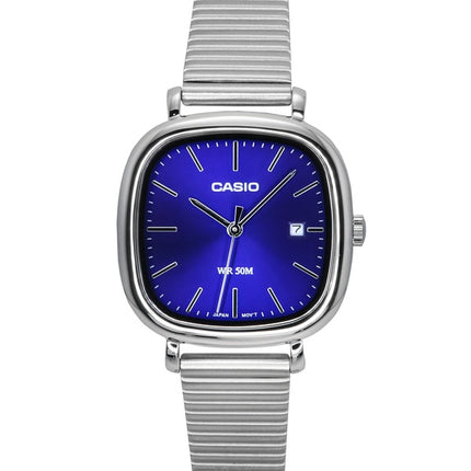 Casio Standard Analog Stainless Steel Blue Dial Quartz LTP-B166D-2AV Women's Watch