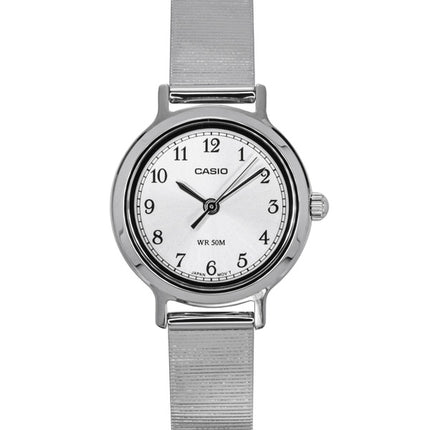 Casio Standard Analog Stainless Steel Silver Dial Quartz LTP-B170D-7BV Women's Watch