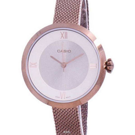 Casio Analog Silver Dial LTP-E154MR-9A LTPE154MR-9A Womens Watch