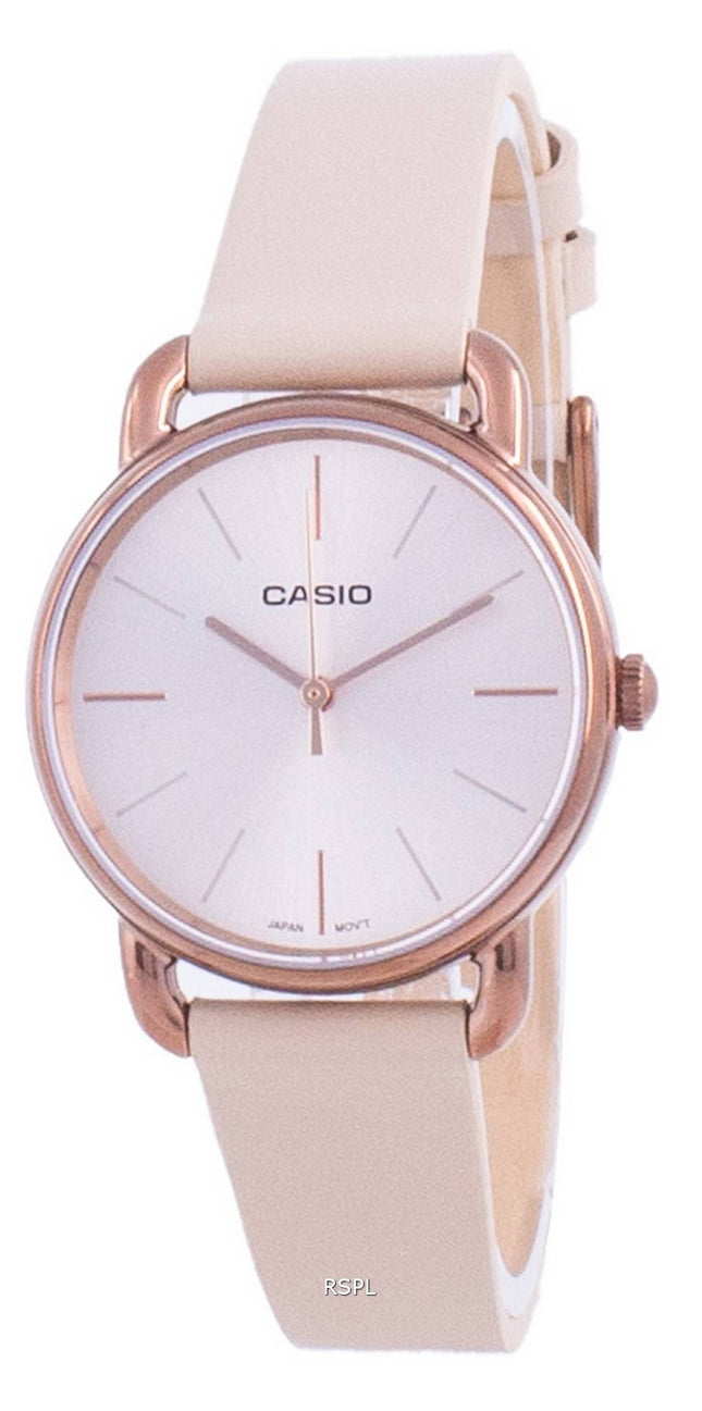 Casio Rose Gold Tone Dial Quartz LTP-E412RL-5A LTPE412RL-5 Womens Watch