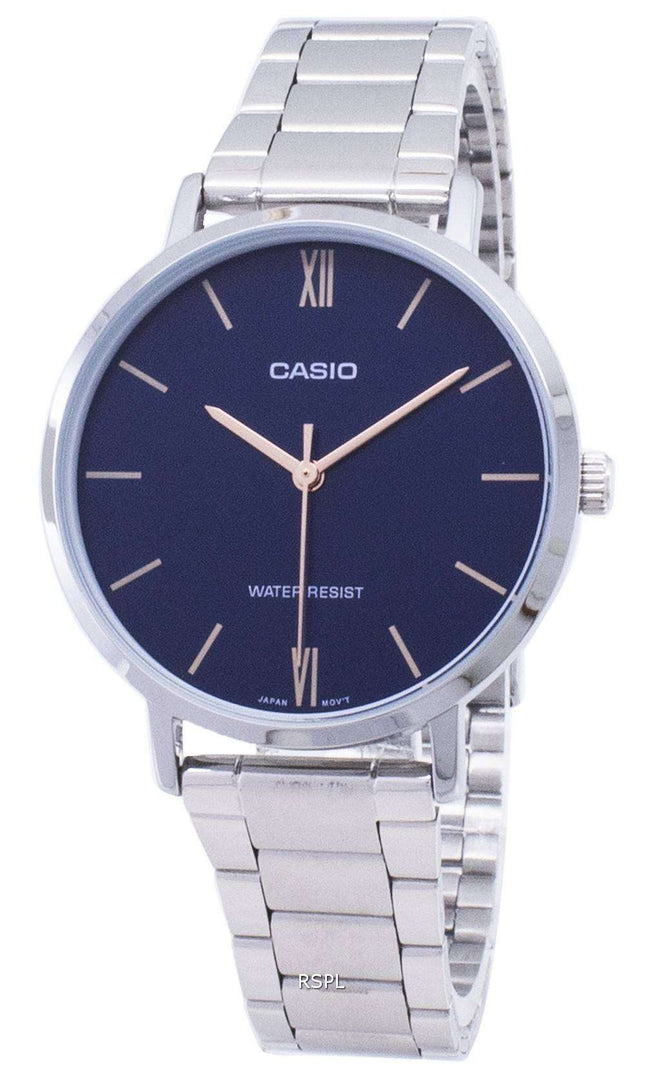Casio Quartz LTP-VT01D-2B LTPVT01D-2B Analog Women's Watch