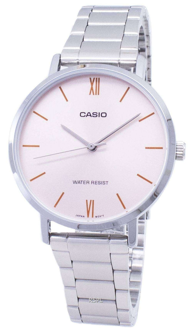 Casio Quartz LTP-VT01D-4B LTPVT01D-4B Analog Women's Watch