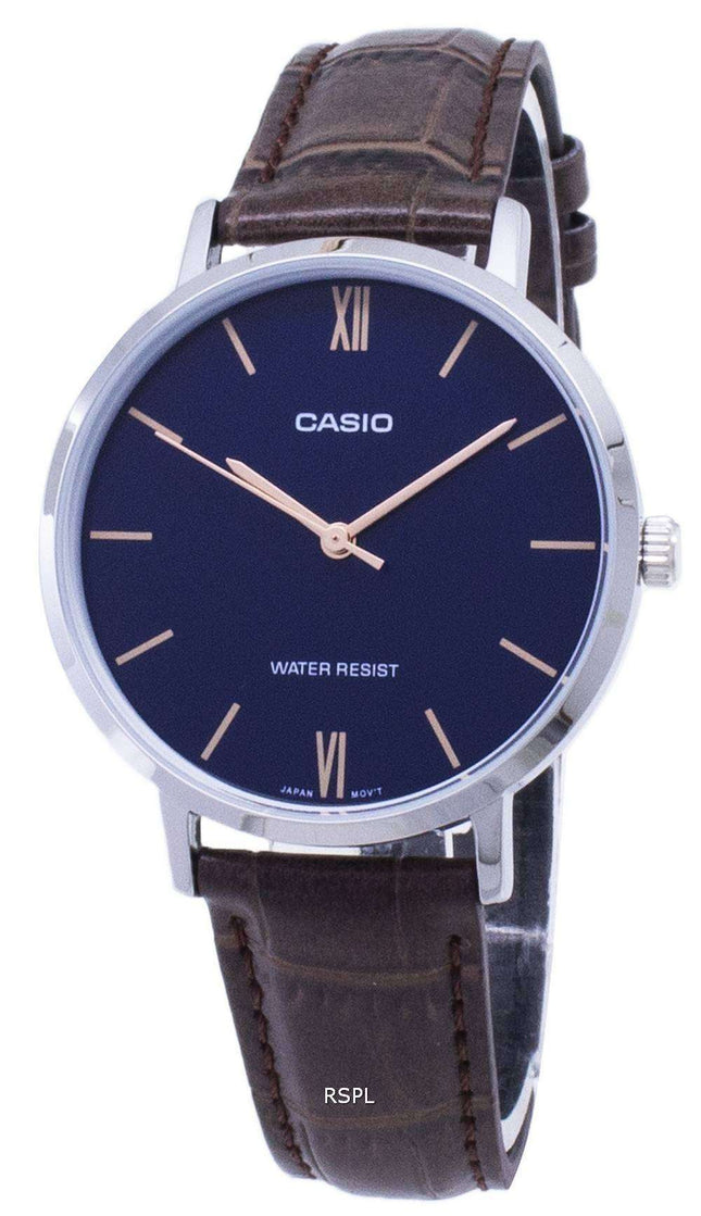 Casio Quartz LTP-VT01L-2B LTPVT01L-2B Analog Women's Watch
