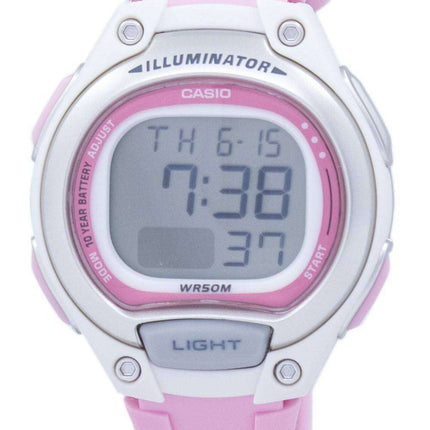 Casio Illuminator Dual Time Alarm Digital LW-203-4AV LW203-4AV Women's Watch