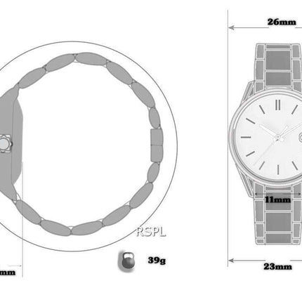 Movado Amorosa Swiss Made Quartz 0604759 Womens Watch