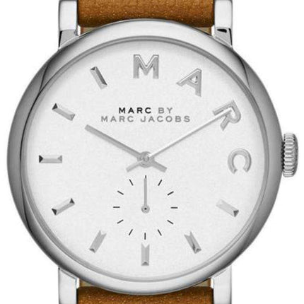 Marc By Marc Jacobs Baker White Dial Leather Band MBM1265 Womens Watch