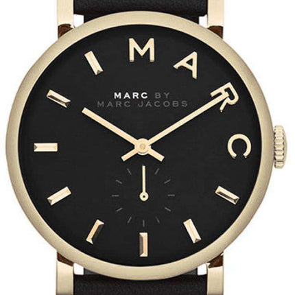 Marc By Marc Jacobs Baker Black Dial Leather Band MBM1269 Womens Watch