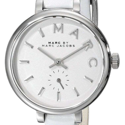 Marc By Marc Jacobs Sally White Dial White Leather Strap MBM1350 Womens Watch