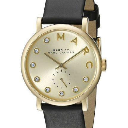 Marc by Marc Jacobs Baker Quartz Gold Tone Crystals MBM1399 Women's Watch