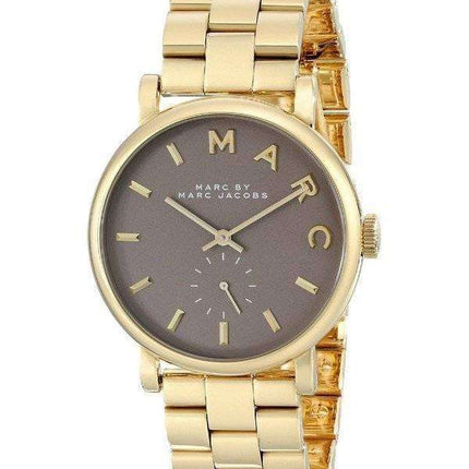 Marc By Marc Jacobs Baker Quartz Grey Dial Gold Plated MBM3281 Womens Watch