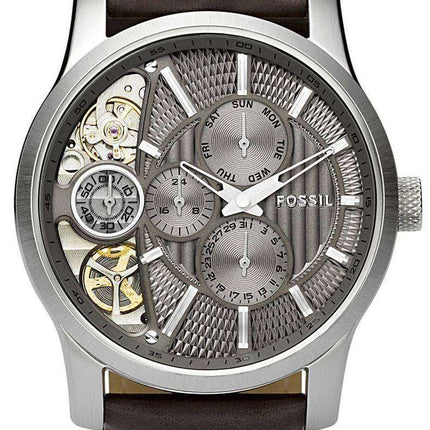Fossil Multifunction Twist Taupe Cut Away Quartz ME1098 Men's Watch