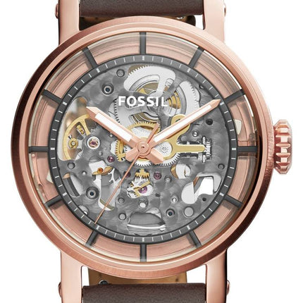 Fossil Original Boyfriend Automatic Skeleton Dial ME3089 Womens Watch