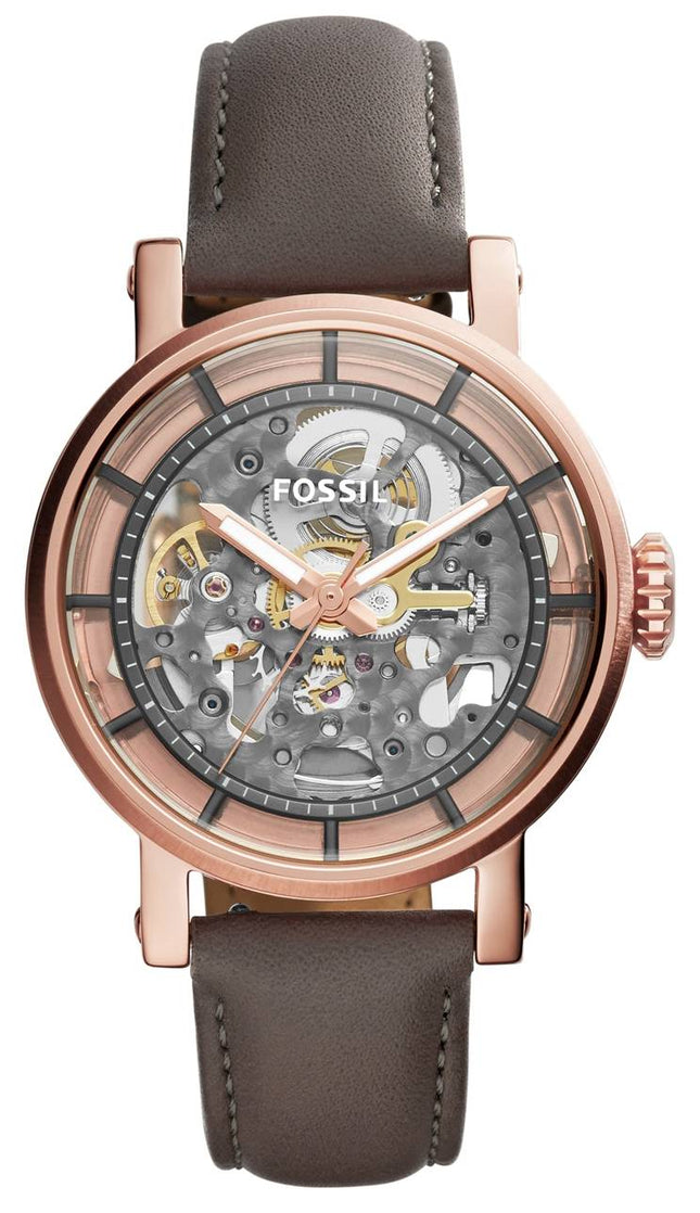 Fossil Original Boyfriend Automatic Skeleton Dial ME3089 Womens