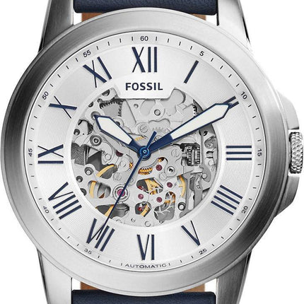 Fossil Grant Automatic Silver Skeleton Dial ME3111 Men's Watch