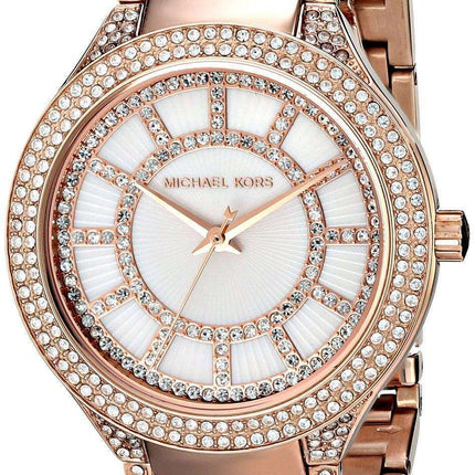 Michael Kors Kerry Crystal Accent Rose Gold Tone MK3313 Women's Watch