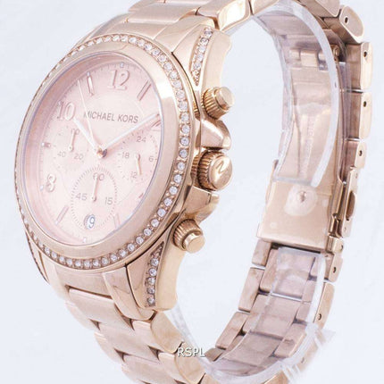 Michael Kors Rose Gold Plated Blair Glitz MK5263 Womens Watch