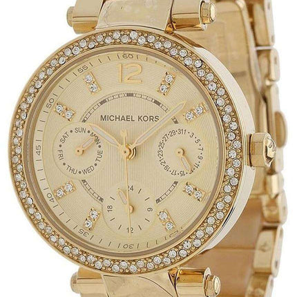 Michael Kors Parker Horn Acetate Multi-Function MK5842 Womens Watch