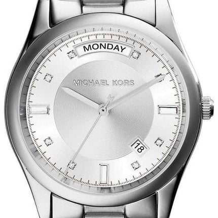 Michael Kors Colette Crystals Silver Dial MK6067 Womens Watch