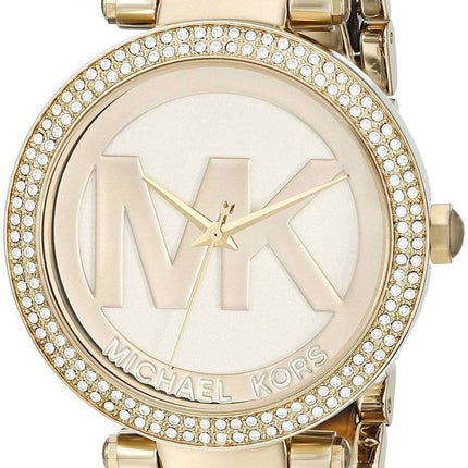 Michael Kors Parker Champagne Dial MK6109 Womens Watch