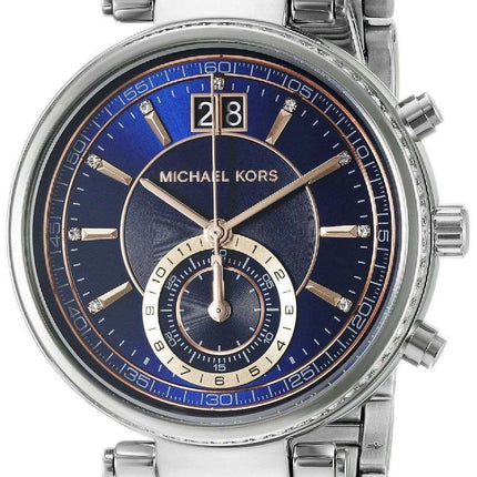 Michael Kors Sawyer Blue Dial MK6224 Womens Watch