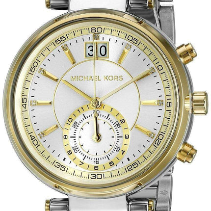 Michael Kors Sawyer Silver Dial MK6225 Womens Watch
